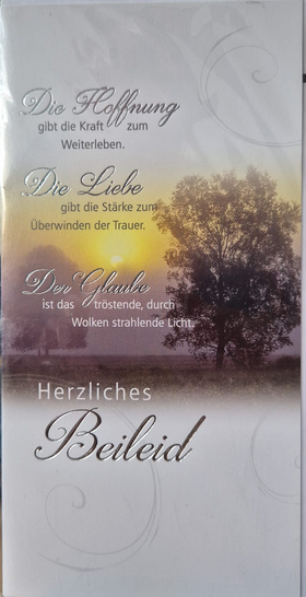 Die Hoffnung gibt die Kraft zum Weiterleben