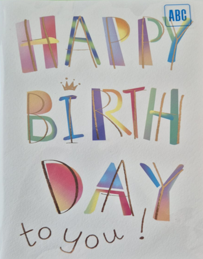 Happy Birthday to you (B6)