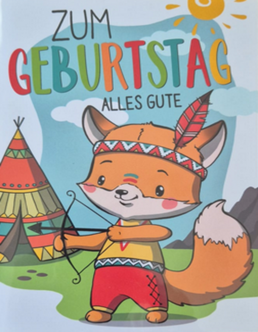 Zum Geburtstag alles Gute (B6)