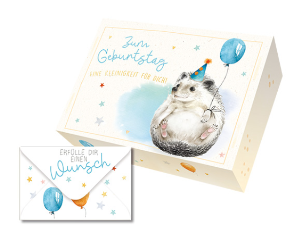 Geldbriefbox "Zum Geburtstag eine Kleinigkeit für Dich" (11 x 8 cm)