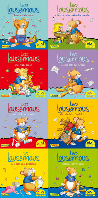 Pixi-8er-Set 219: Leo Lausemaus (8x1 Exemplar)