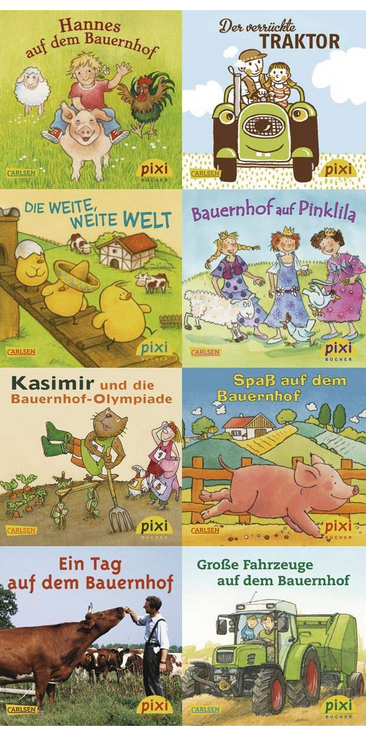 Pixi-8er-Set 208: Pixi besucht den Bauernhof (8x1 Exemplar)