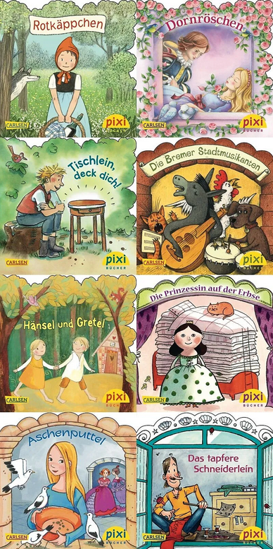 Pixi-8er-Set 217: Märchenstunde mit Pixi (8x1 Exemplar)