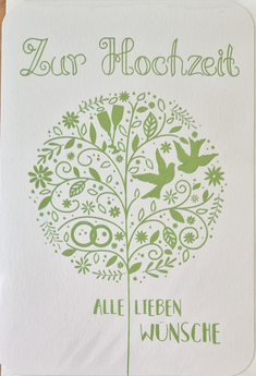 Zur Hochzeit alle lieben Wünsche (B6)