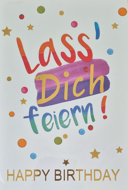 Lass Dich feiern (B6)