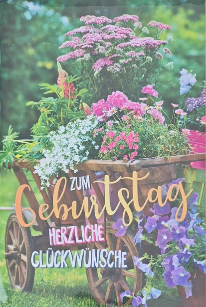 Zum Geburtstag herzlichen Glückwunsch (B6)