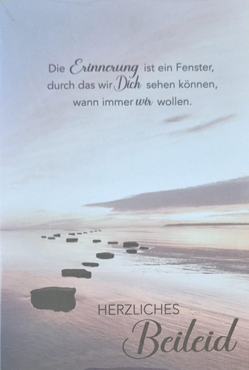 Herzliches Beileid (B6)