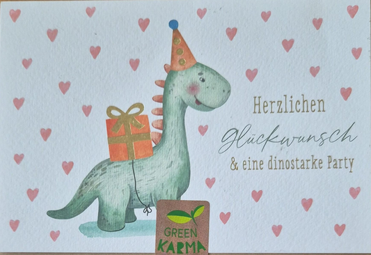 herzlichen Glückwunsch & eine dinostarke Party (B6)