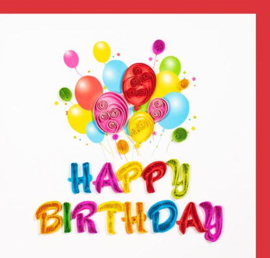 Happy Birthday (15 x 15 cm)