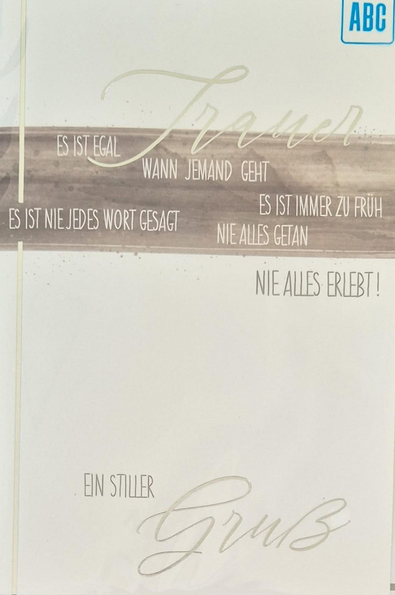 Trauer (B6)