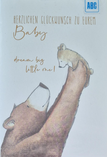Herzlichen Glückwunsch zu eurem Baby (B6)