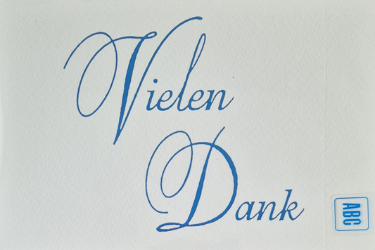 Vielen Dank (B6)