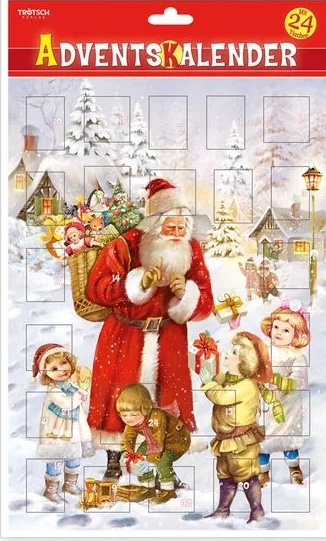 Adventskalender (Nikolaus mit Kinder)