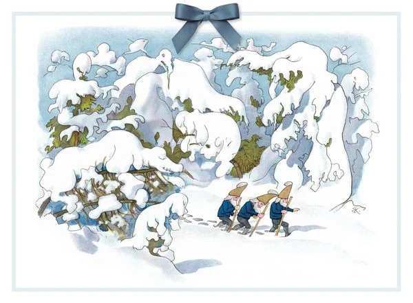 Adventskalender (Ernst Kreidolf Zwerge im Schnee)