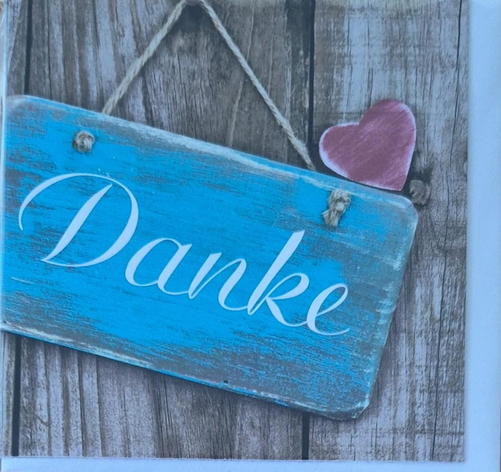 Danke  (8 x 8 cm)
