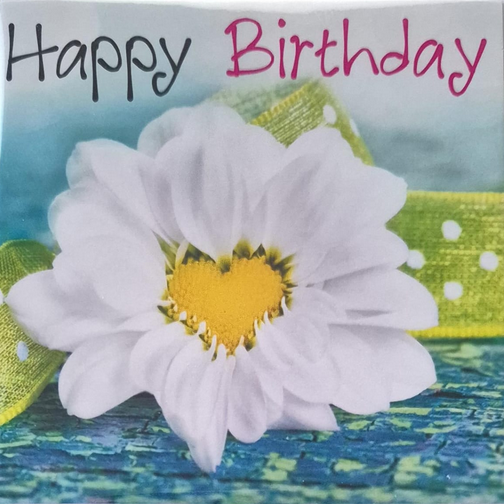 Happy Birthday (8 x 8 cm)