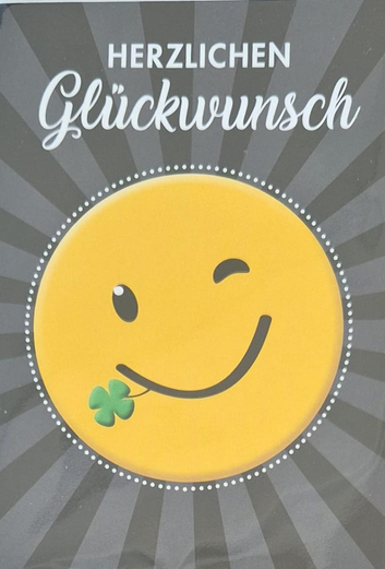 Herzlichen Glückwunsch  ( 7 x 10 cm )