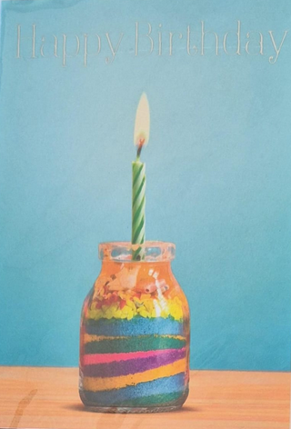 Happy Birthday  ( 7 x 10 cm )