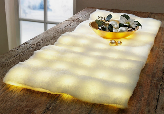 LED - Tischläufer Snow (100 x 40cm, 50 LEDs)