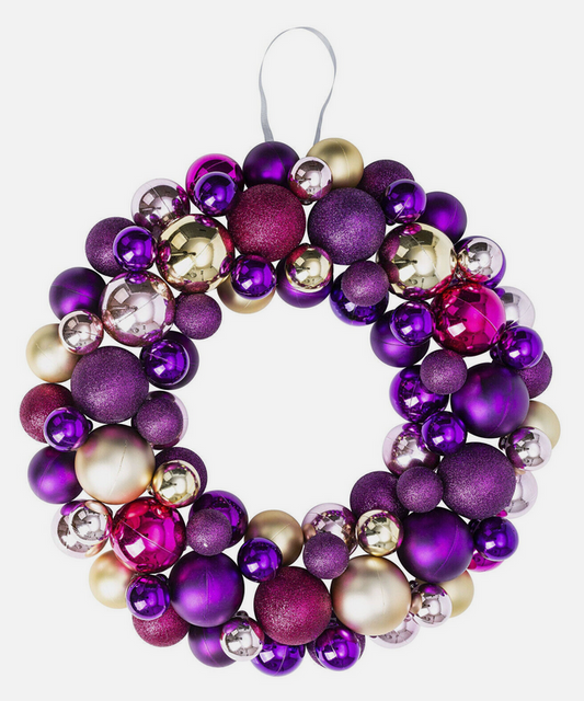 Türkranz Purple Christmas (32cm)