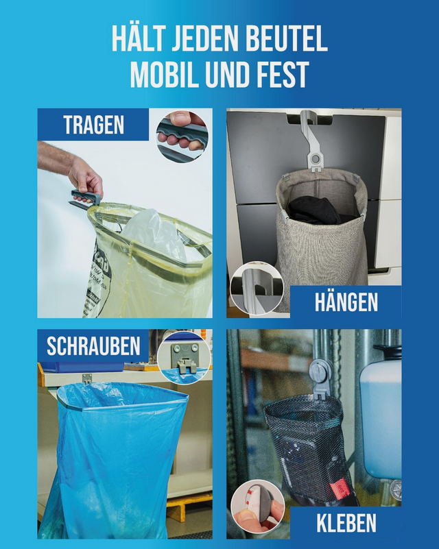 Beutelhalter - System