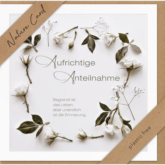 Aufrichtige Anteilnahme (15.5 x 15.5 cm)