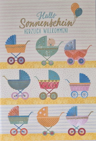 Hallo Sonnenschein herzlich Willkommen  (B6)