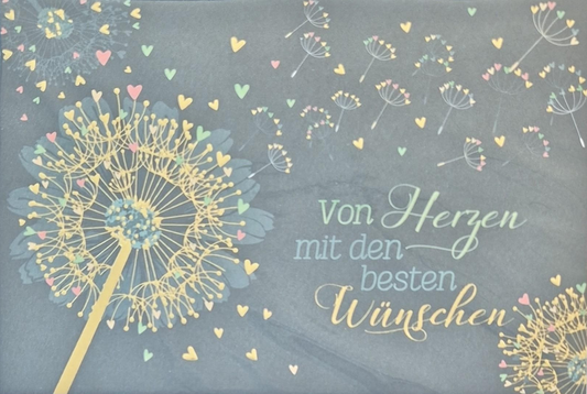 Von Herzen mit den besten Wünschen (B6)