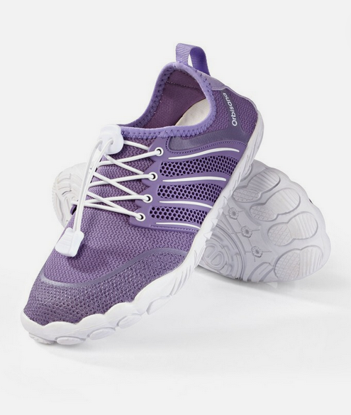 Orbisana Damen-Barfussschuh Minna Grösse 39, lila,100% Polyester