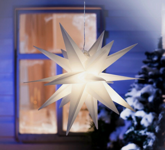 LED-Aussenstern Weihnachten, Weiss