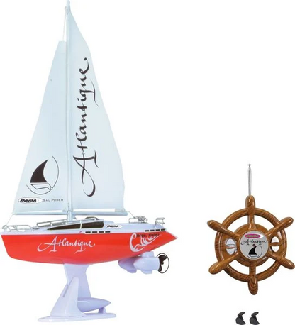 Fehrngesteuertes Segelboot