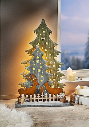 LED-Deko "Winterwald" in Maxigrösse