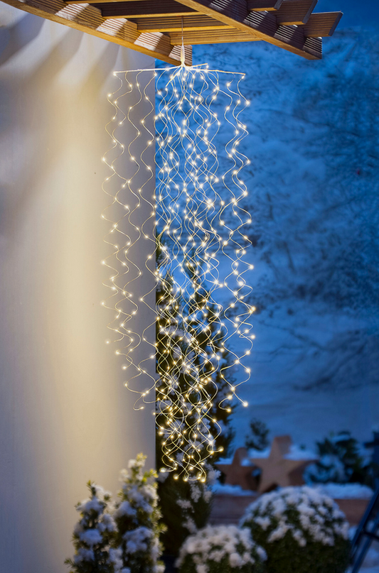 LED-Lichterbündel "Lucia" 408 LEDs, 8 Funktionen