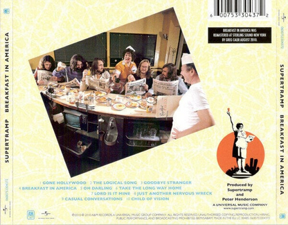 The Supertramp  Breakfast in America ( 2010 Remaster CD)