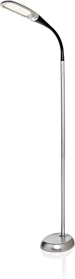 LED Tageslicht-Standleuchte - silber