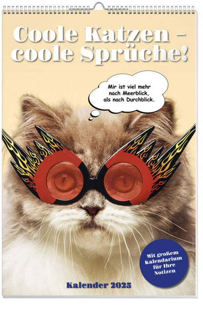 Coole Katzen Posterkalender 2025