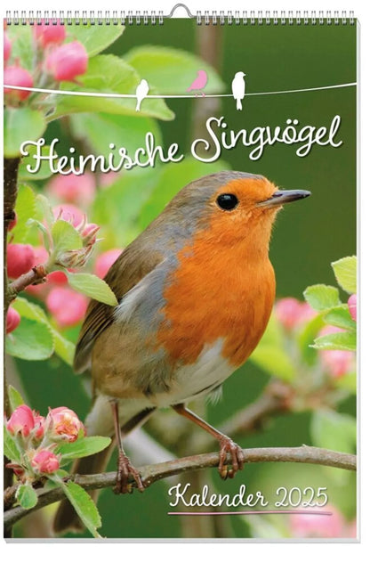 Heimische Singvögel Posterkalender 2025