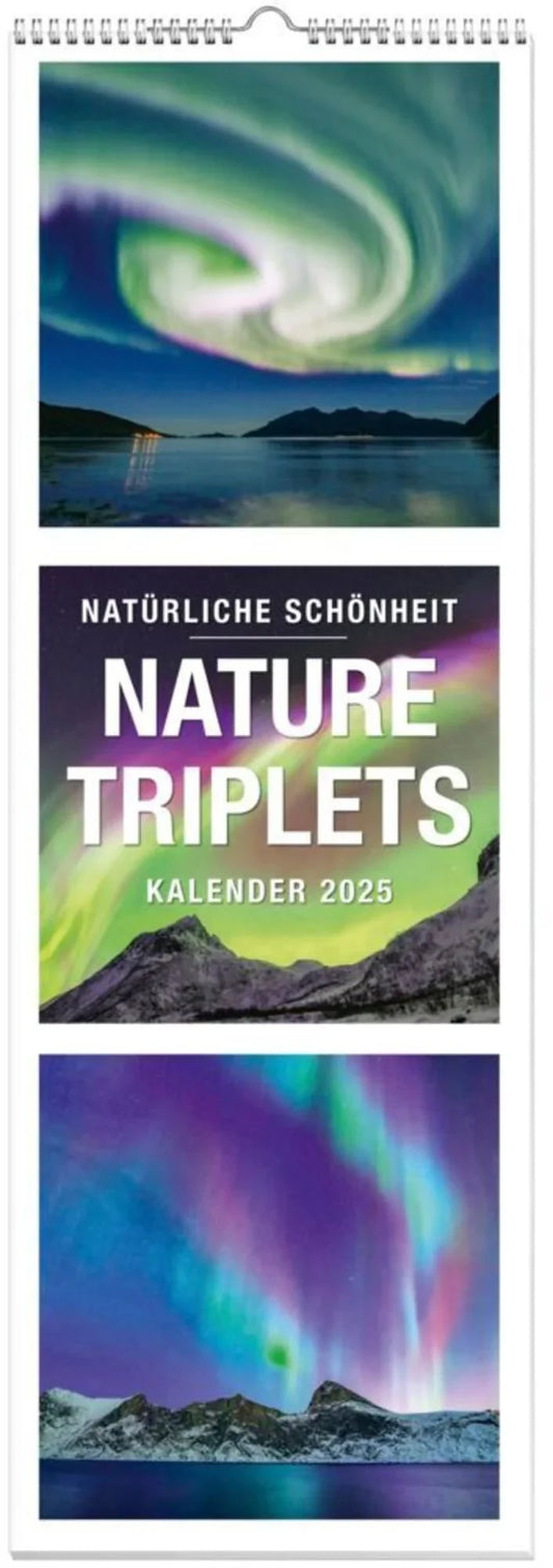 Nature Triplets Panoramakalender 2025