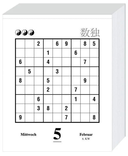 Sudoku Abreisskalender 2025